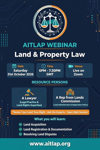 Land & Property Law Webinar